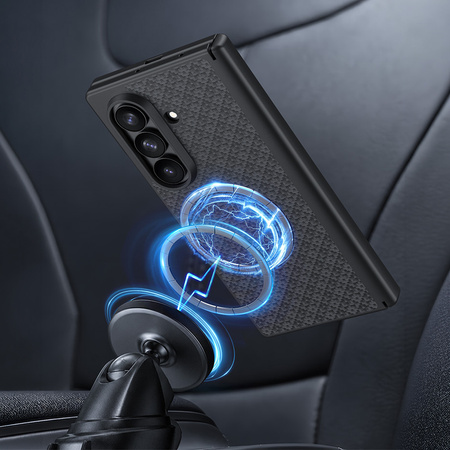 Benks Etui Magnetic Armor Grid Pro Grand Combo do Samsung Galaxy Z Fold 8 Ultra Niebieskie