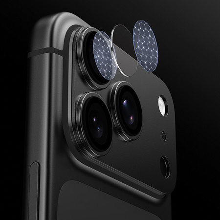 Benks Szkło Hartowane OmniWarrior Metal Integrated Lens Protector do iPhone 18 Pro Max Czarne