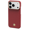 Benks Etui Magnetic Armor Air Armor Grid Kevlar Metal Frame 600D do iPhone 18 Pro Max / 17 Pro Max czerwone – wytrzymałe etui z włóknem Kevlar® i pełną ochroną MagSafe