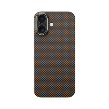Benks Etui Magnetic Carbon Kevlar Armor Tint 1000D do iPhone 17 złote – Etui Carbon Kevlarowe Premium z Eleganckim Designem