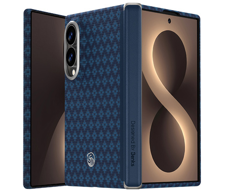 Benks Etui Magnetic Armor Grid Air Grand Combo (C.K.FL.SA.BE.S060) do Samsung Galaxy Z Fold 8 niebieski