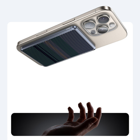 Benks Power bank 5000mAh MP15 ArmorGo Aurora Light - Typ C - magnetyczny z ładowaniem indukcyjnym