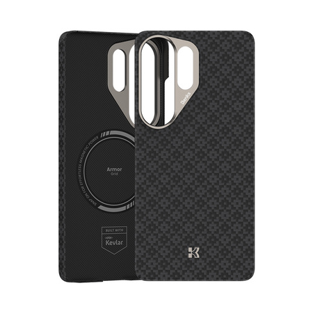 Benks Etui do Samsung Galaxy S26 Ultra Carbon Kevlar Armor Air Armor Grid z MagSafe Wzmacniane – Czarne
