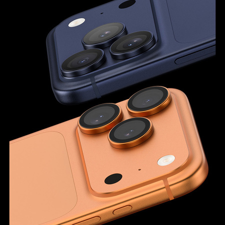 Benks Hartowane szkło Glass Warrior Lens Protector na aparat do Iphone 17 Pro/17 Pro Max (obiektyw 3 sztuki) niebieskie