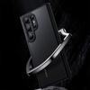 Benks Etui Montage Magnetic Carbon Kevlar Armor Pro Metal Frame 600D+1500D do Samsung Galaxy S24 Plus czarne – Pancerne Etui Carbon Kevlarowe z Aluminiową Ramką