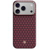 Benks Etui Magnetic Armor Air Armor Grid Kevlar Metal Frame 600D do iPhone 18 Pro / 17 Pro burgundowe – wytrzymałe etui z włóknem Kevlar® i pełną ochroną MagSafe