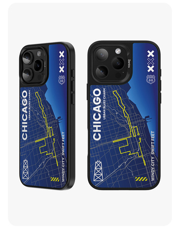 Benks Etui Dynamic City Chicago do Iphone 16 Pro Max