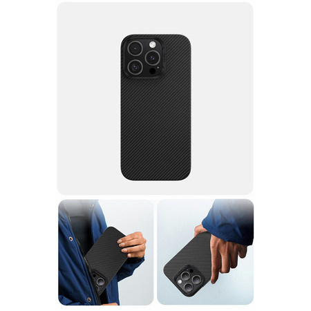 Benks Etui Magnetic Armor Air Kevlar PC Frame 600D (E065) do iPhone 16 Pro Czarne