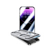 Benks Hartowane szkło Glass Warrior HD do iPhone 14 Pro Max czarne – odporne na zarysowania, szkło hartowane premium