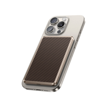 Benks Power bank 5000mAh MP15 ArmorGo Tint Gold - Typ C - magnetyczny z ładowaniem indukcyjnym