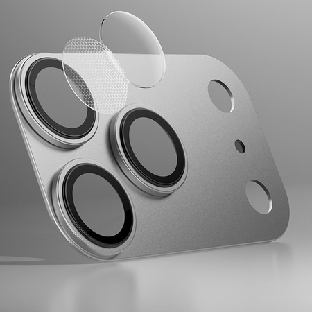 Benks Szkło Hartowane Glass Warrior Metal Integrated Lens Protector (C069) do iPhone 17 Pro (obiektyw 3 sztuki) Białe