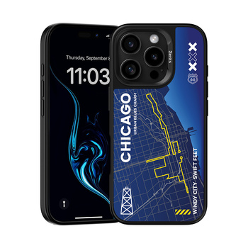 Benks Etui Dynamic City Chicago do Iphone 16 Pro