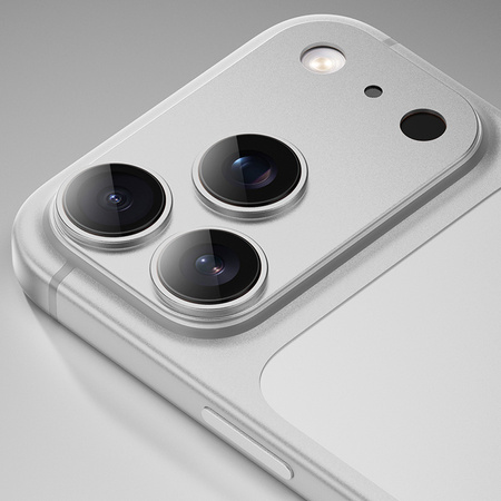 Benks Szkło Hartowane Glass Warrior Metal Integrated Lens Protector (C070) do iPhone 17 Pro Max (obiektyw 3 sztuki) Pomarańczowe