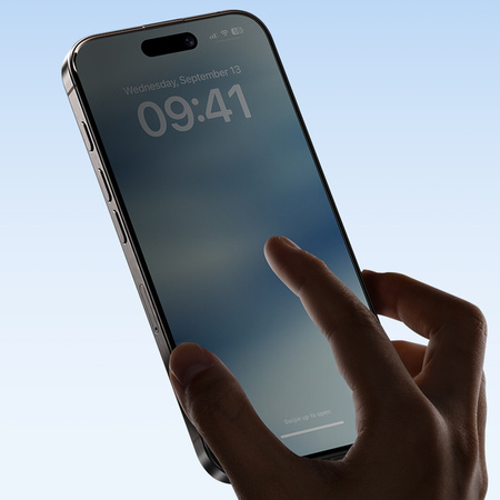 Benks Szkło Hartowane Ultra Shield Privacy Glass do iPhone 14 Pro Max / 15 Plus / 16 Plus Czarne