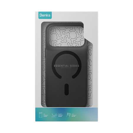 Benks Etui Ochronne Lucid Armor do iPhone 18 Pro / 17 Pro Czarne