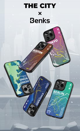 Benks Etui Dynamic City Tokyo do iPhone 16