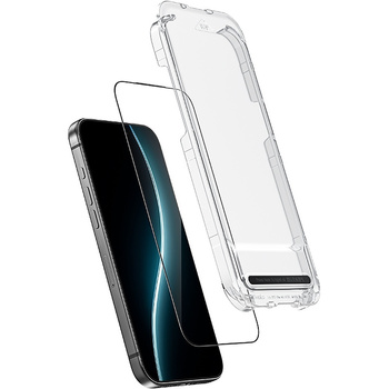 Benks Szkło Hartowane Glass Warrior Sapphire Coating do iPhone 18 Pro / 17 Pro Czarne
