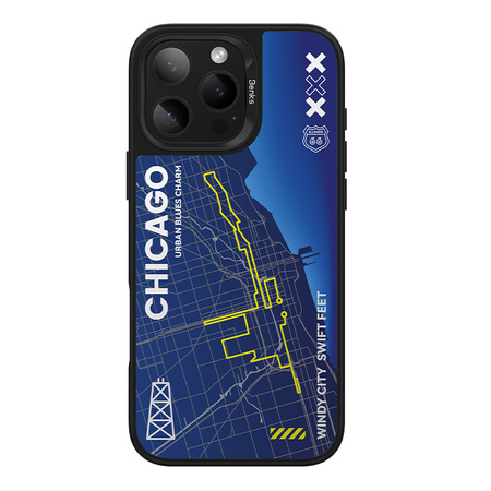 Benks Etui Dynamic City Chicago do Iphone 16 Pro Max