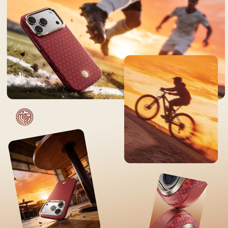 Benks Etui ArmorGrid Edge X9 Air Kevlar do iPhone 18 Pro Max / 17 Pro Max Czerwone