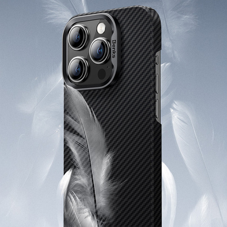 Benks Etui Magnetic Armor Air Kevlar PC Frame 600D (E065) do iPhone 16 Pro Czarne
