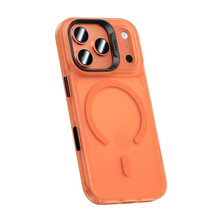 Benks Etui Magnetic Lucid Armor (C069) do iPhone 17 Pro Pomarańczowe (Camera Control Button)