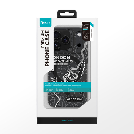 Benks Etui Dynamic Magnetic City London do iPhone 17 Pro (Camera Control Button) – Smukłe Etui Premium z Serii City London z Funkcją Camera Control