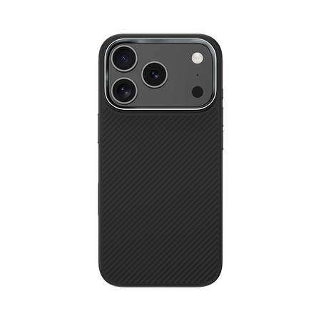 Benks Etui Magnetic Carbon Kevlar Armor Pro Metal Frame 600D do iPhone 17 Pro czarne (Camera Control Button) – Wytrzymałe Etui Carbon Kevlarowe z Ochroną i Funkcją Camera Control