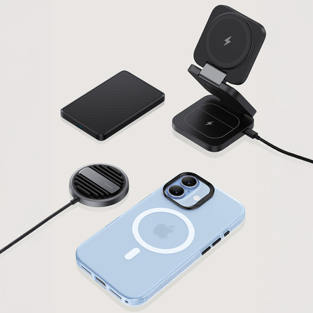 Benks Etui Magnetic Lucid Armor (C067) do iPhone 17 Niebieskie (Camera Control Button)