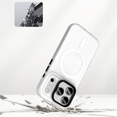 Benks Etui Magnetic Lucid Armor do iPhone 17 białe (Camera Control Button) – Smukłe Etui Ochronne z Funkcją Camera Control