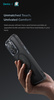 Benks Etui Magnetic Mist Metal Frame do iPhone 16 Pro Max Szare