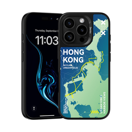 Benks Etui Dynamic City Hong Kong do Iphone 15 Pro Max