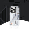 Benks Etui Magnetic Mecha Series do iPhone 16 Plus Białe