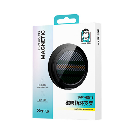 Benks uchwyt ring podstawka magnetyczna do telefonu kevlar carbon MagSafe etui pop socket