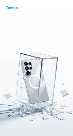 Benks Etui do Samsung Galaxy S26 Ultra Magnetic Crystal z MagSafe – Przezroczyste