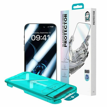 Benks Hartowane szkło Glass Warrior Sapphire Coating do Iphone 15 Pro Max czarne