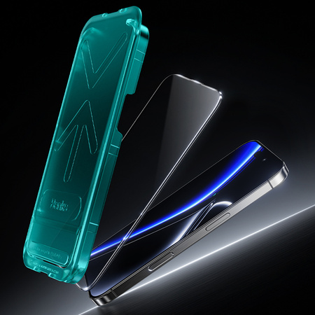 Benks Szkło Hartowane Glass Warrior Privacy do iPhone 14 Pro Max / 15 Plus / 16 Plus Czarne