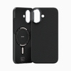 Benks Etui Magnetic Carbon Kevlar Armor Air Metal Frame 600D do iPhone 17 czarne – Lekkie Etui Carbon Kevlarowe z Ochroną i Stylowym Designem