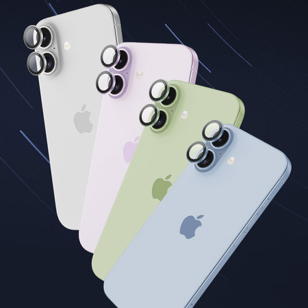 Benks Hartowane szkło DR Sapphire Lens Protector na aparat do Iphone 17 (obiektyw 2 sztuki) jasnoniebieskie