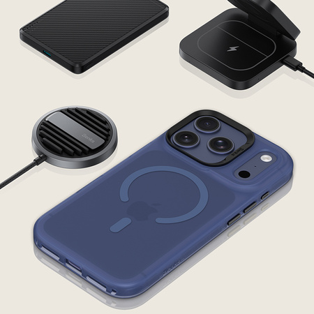 Benks Etui Magnetic Lucid Armor (C069) do Iphone 17 Pro niebieski (Camera Control Button)