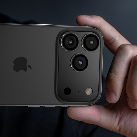 Benks Hartowane szkło DR Sapphire Lens Protector na aparat do iPhone 17 Air (1 sztuka) czarne – szkło szafirowe, maksymalna ochrona obiektywu