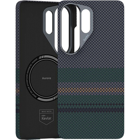 Benks Etui do Samsung Galaxy S26 Ultra Carbon Kevlar Armor Pro Aurora z MagSafe