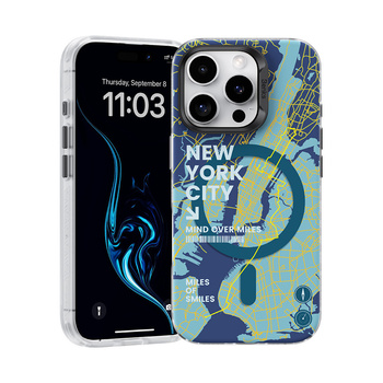 Benks Etui Magnetic City New York do Iphone 16 Pro Max