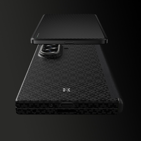 Benks Etui Magnetic Carbon Kevlar Armor Grid Axis 1000D do Samsung Galaxy Z Fold 7 – Pancerne Etui Carbon Kevlarowe z Ochroną Premium