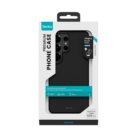 Benks Etui do Samsung Galaxy S26 Magnetic Vita Pro Silicone z MagSafe – Czarne
