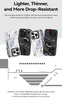 Benks Etui Magnetic Mecha Series do iPhone 15 Pro Max Białe