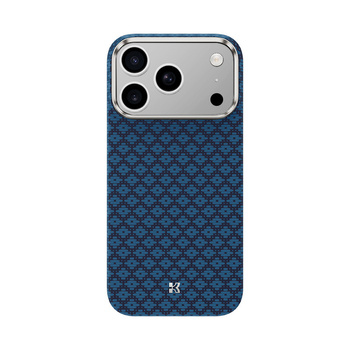 Benks Etui Magnetic Armor Air Armor Grid Kevlar Metal Frame 600D (0070) do iPhone 17 Pro Max Niebieskie