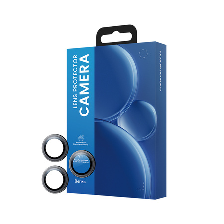 Benks Hartowane szkło DR Sapphire Lens Protector na aparat do iPhone 17 Pro / 17 Pro Max (3 sztuki) czarne – szafirowa powłoka, wyjątkowa odporność