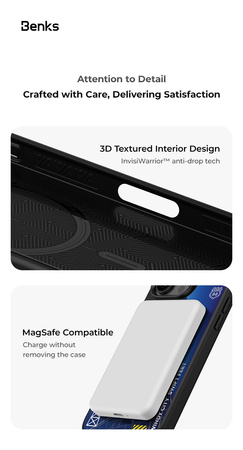 Benks Etui Dynamic City Boston do iPhone 16 Pro