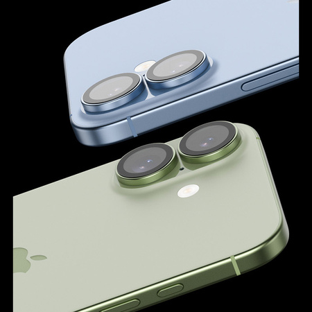 Benks Hartowane szkło Glass Warrior Lens Protector na aparat do Iphone 17 (obiektyw 2 sztuki) lawendowe