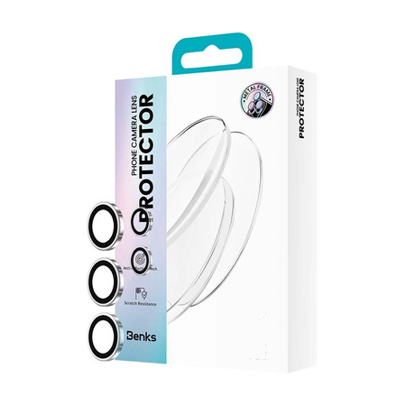 Benks Szkło Hartowane na Aparat do Samsung Galaxy S26 Ultra Glass Warrior Lens Protector (5 obiektywów) – Przezroczyste